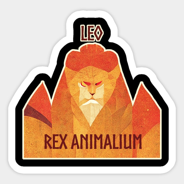 leo, rex animalium Sticker by ElArrogante